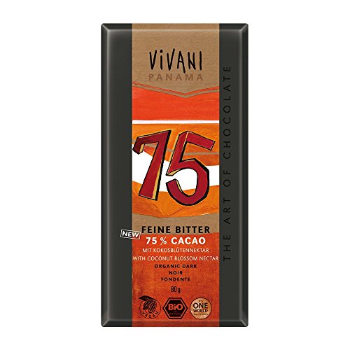 VIVANI オーガニックダークチョコ75%80gの口コミ・レビュー・評判